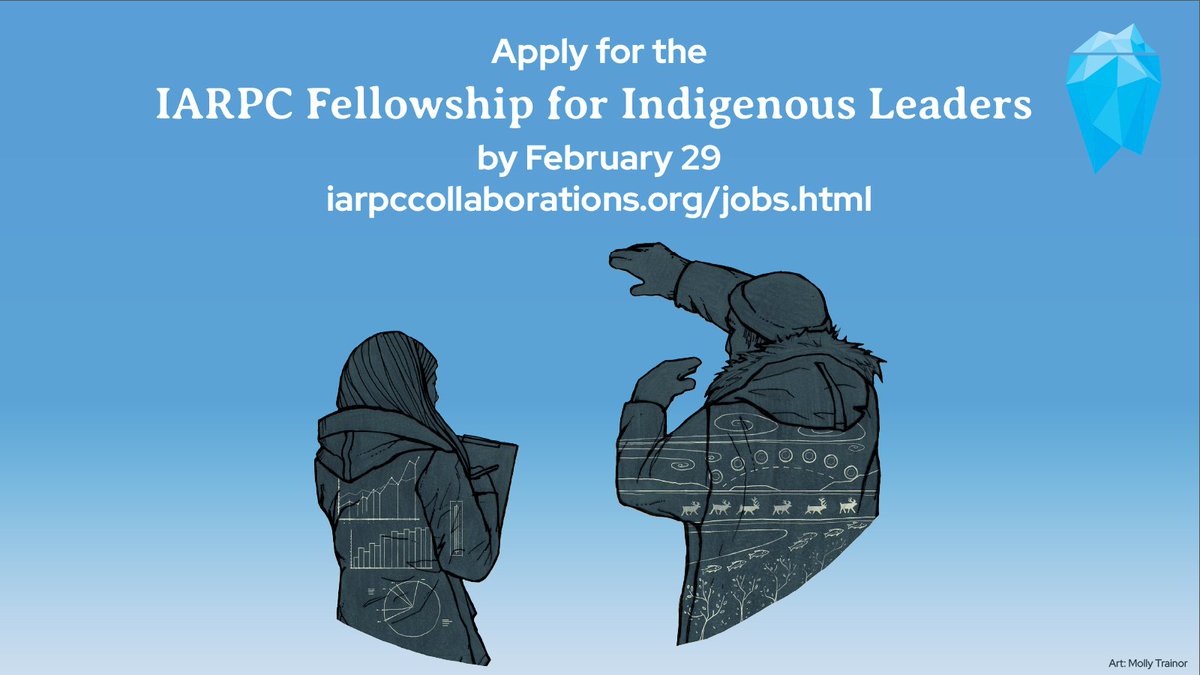 We're accepting applications for the IARPC Fellowship for Indigenous Leaders through Feb 29. The program aims to create the foundation of an Indigenous space in IARPC and to help align the research community to the priorities of those living in the Arctic: iarpccollaborations.org/jobs.html
