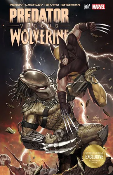 B&N members: Predator vs. Wolverine is coming soon. The graphic novel collects issues 1-4 of the event, which is some of the most fun I've ever had writing comics. Here is your exclusive cover sale code: PREORDER25. And your Barnes & Noble link: barnesandnoble.com/.../predator..…...