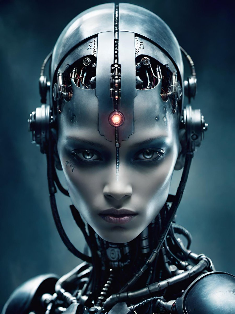 Derallwissender's tweet photo. #AIart #aiartist #ai #wombot #wombodream #art #ArtistOnTwitter #ArtOfTheDay #artshare #AIcommunity #Abstract #digitalart #cyborg #cyberpunk https://t.co/vAMn2knu7o