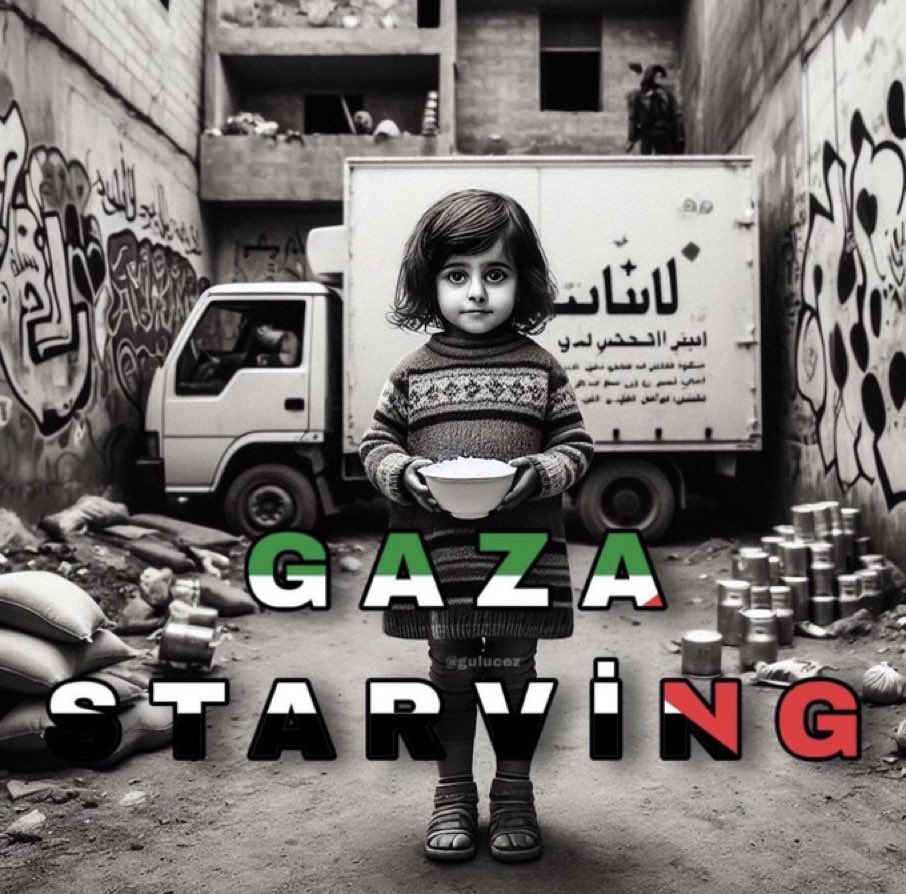 Açlıktan insanların ölmediği bir güne uyanabilir miyiz dersiniz ?
#GazaStarving‌‌