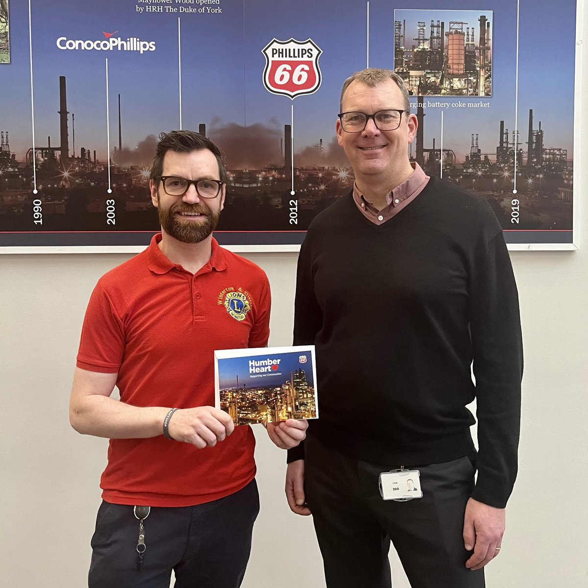 🦁Official <a href="/lionsclubs/">Lions International</a> business, representing my local #Winterton &amp; District club to collect a generous £donation from <a href="/Phillips66UK/">Phillips 66 UK</a> 🙏

All supporting charities &amp; good causes