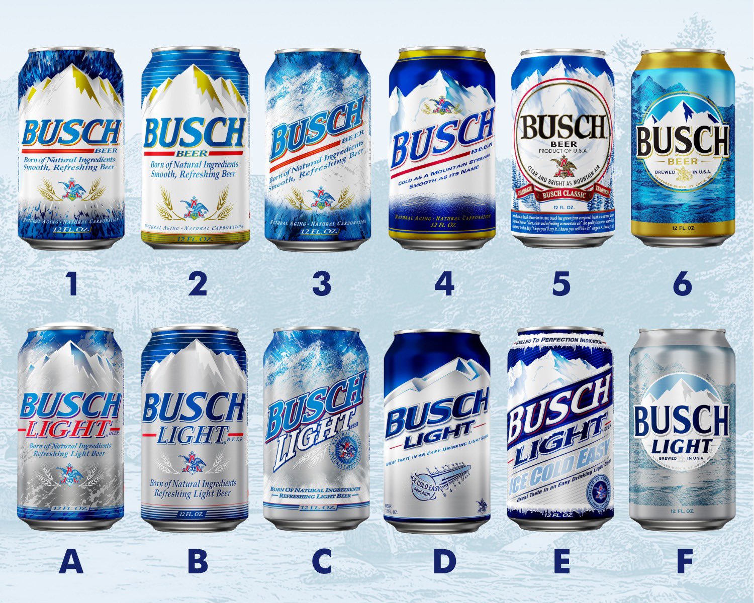 Busch Beer on X: This #BeerCanAppreciationDay, we're taking a trip down  memory lane Which cans were your favs?  / X