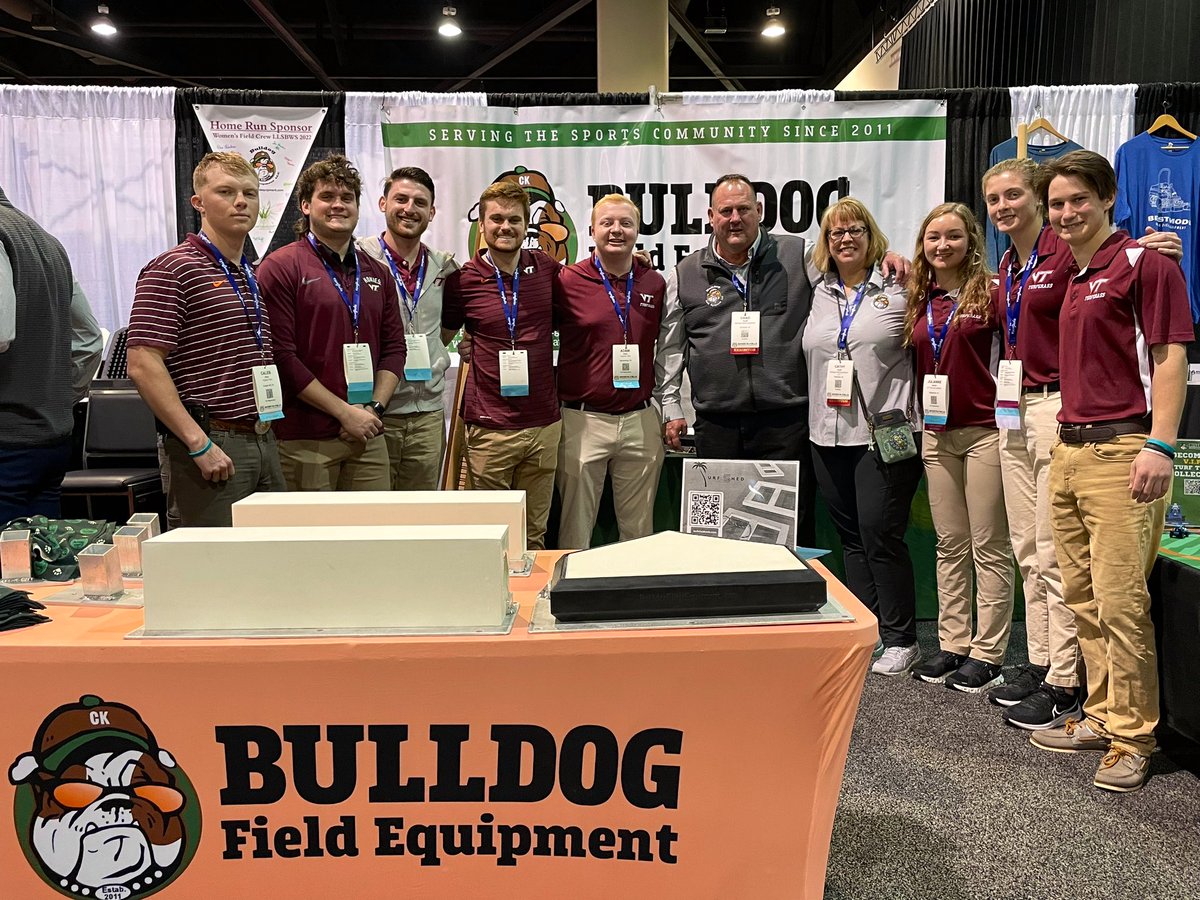 Thanks again to @BulldogFE for  supporting the #turfgrass club as they compete in the <a href="/FieldExperts/">SFMA</a> Student Challenge this afternoon. We ❤️ Chad &amp; Cathy!