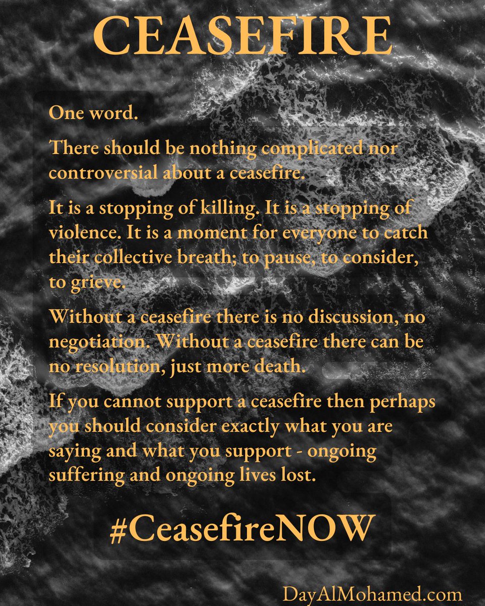 I've had a lot of feelings over the past few months. Rather than signing on to other folks' items, I thought I might take a moment and put down some of my own thoughts. #CeasefireNOW