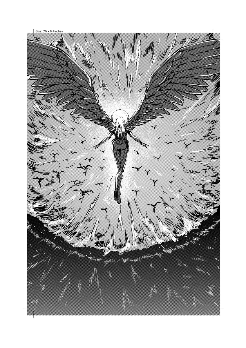 Apotheosis. 2326 bears witness to the crescendo of centuries of warfare.

Art by Kevin Liew.

'White Scar Across the Firmament' releases on February 1st, published by <a href="/otherworldsinc/">Otherworlds Inc</a>, available now for pre-order. Link in bio.

#whitescaracrossthefirmament #scifi #scifibook