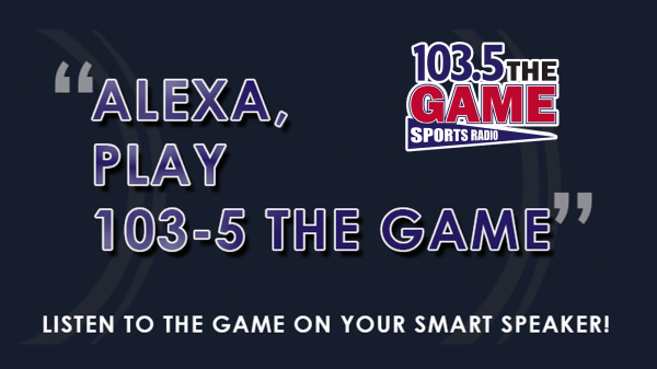 Did you know you can listen to the game on Alexa, just say?
