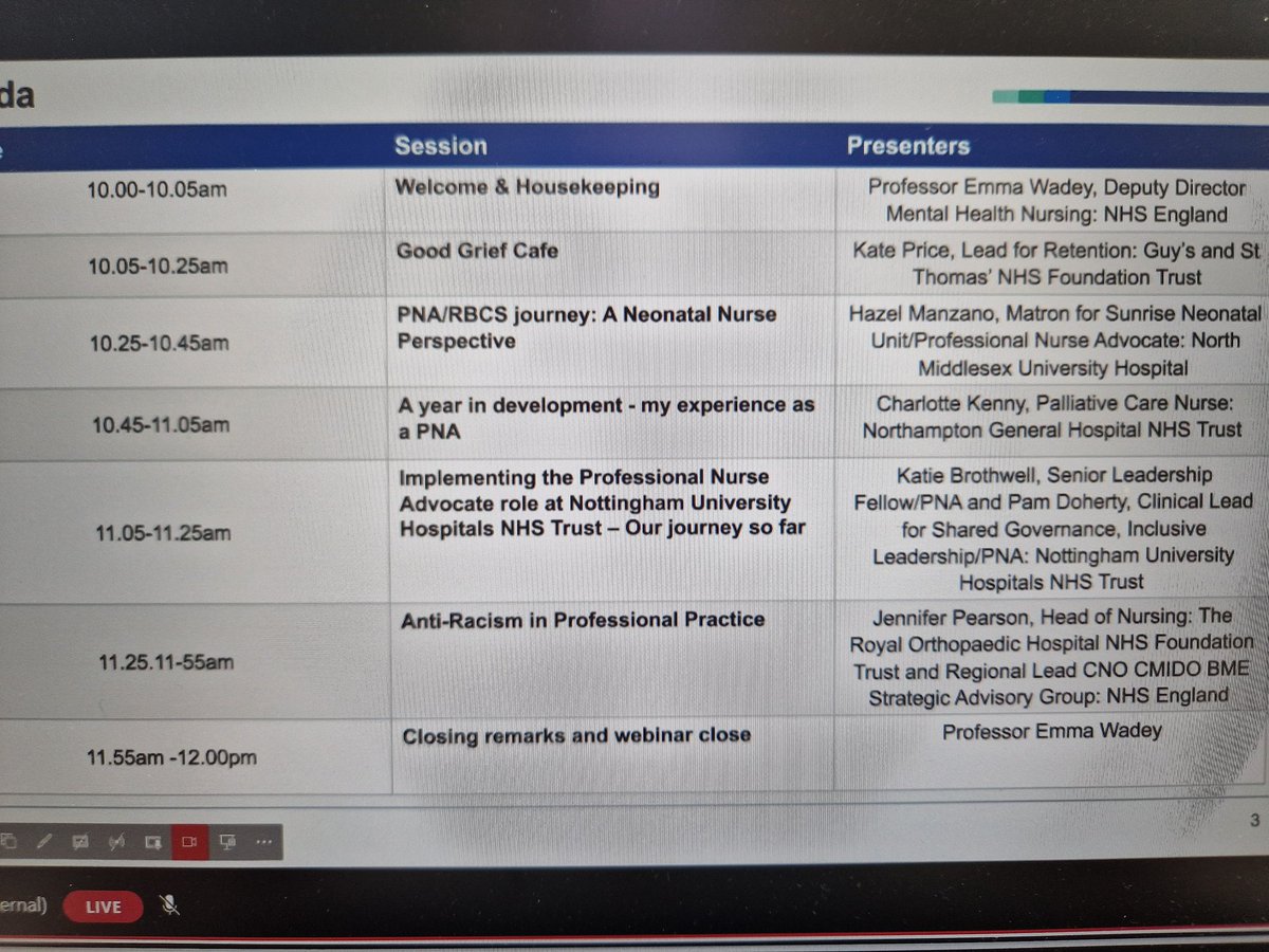 It was only a few hours ago but I still can't believe my name is on this list of speakers on the PNA Webinar today 🥰 proud moment and in awe of those who also shared their story @NGHnhstrust #PNA @SophieEMCCN