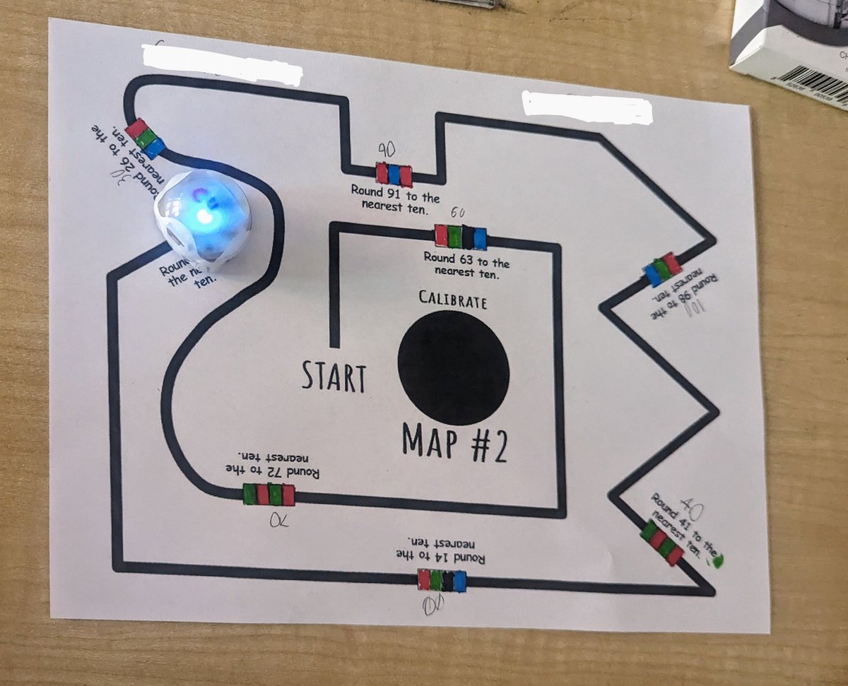 MsBrombacher's tweet image. This week the 2nd graders at @HodgesManorPPS are practicing #rounding two-digit numbers to the nearest ten. Once they have their answer, they #code the path for the @Ozobot! π€
@PortsVASchools #PPSShines #PPStrt @jennthomas75 @hmeducate @nicscud