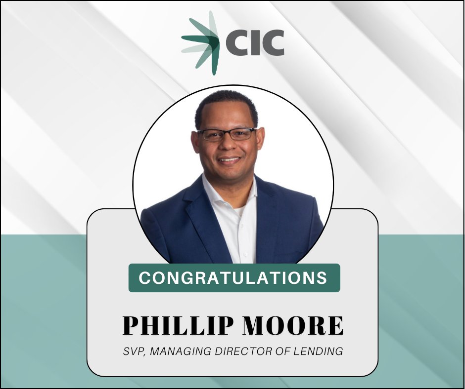 Exciting News! Phillip Moore has been promoted to Senior Vice President, Managing Director of Lending. His dedication and expertise will drive us to new heights. Congratulations, Phillip!