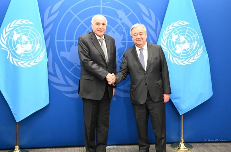 الأمين العام لهيئة الأمم المتحدة #انطونيو_غوتيريش يستقبل وزير الخارجية الجزائري #أحمد_عطاف و يُشيد بمساهمة #الجزائر في #مجلس_الأمن لتسوية الأزمات الدولية .
#الجزائر