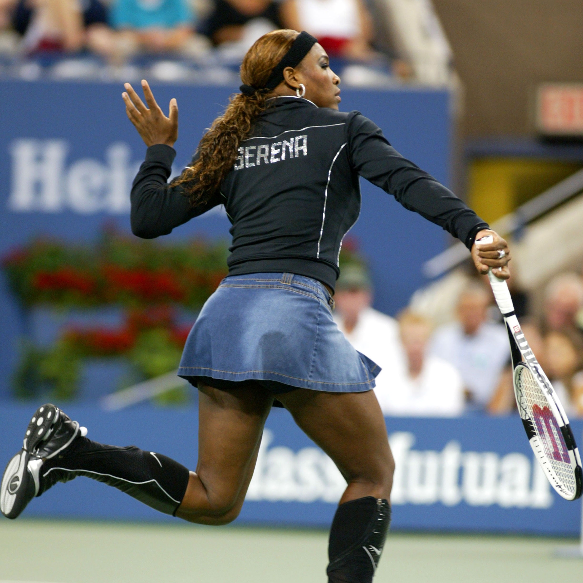 on X forever daydreaming about serena s nike denim looks https t eurhiA6Ugh X