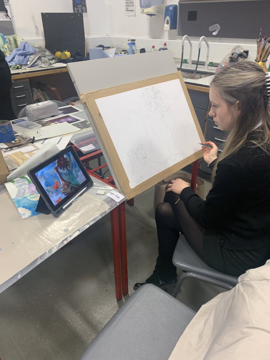 Higher pupils started their FINAL PEICES for their SQA folios this week and they re looking great already! <a href="/dennyhighschool/">Denny High School</a> #prideindennyhigh