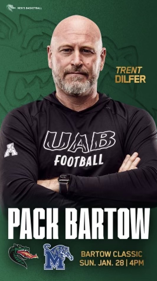 The 15th annual Bartow Classic is Sunday!

For every single-game ticket sold, $2 will be given to the Gene Bartow Fund for Cancer Research at the O'Neal Comprehensive Cancer Center at UAB.

🎟️ bit.ly/47wKmlF

#FireBreathersOnly