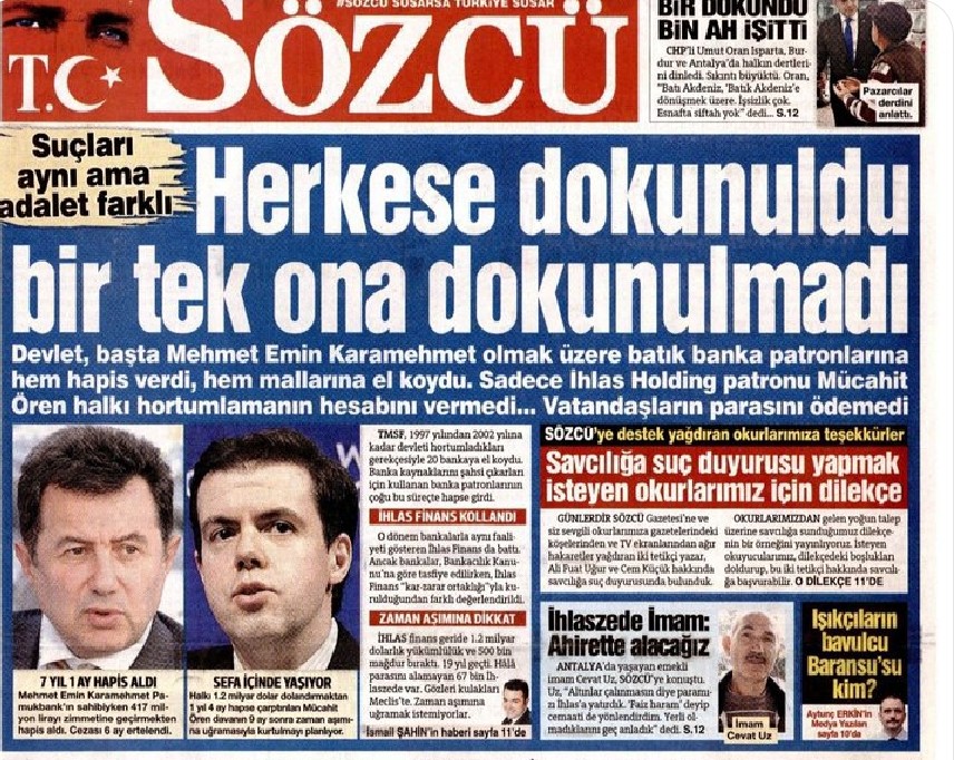 #CumhurbaşkanınınDikkatine
#İhlasfinansdaTasfiyeyiÇalıştırın
23 yıl oldu 70 bin İhlas finans Mudisini Dolandıran Mücahit örene artık Dokunun
@IhlasHoldingAS
<a href="/RTErdogan/">Recep Tayyip Erdoğan</a> <a href="/Akparti/">AK Parti</a>
<a href="/dbdevletbahceli/">Devlet Bahçeli</a>
<a href="/AliYerlikaya/">Ali Yerlikaya</a>
<a href="/omerbolatTR/">Prof. Dr. Ömer Bolat</a>
<a href="/eczozgurozel/">Özgür Özel</a>
<a href="/ComezTurhan/">Turhan Çömez</a>
<a href="/TBMMresmi/">TBMM</a>
<a href="/gazetesozcu/">Sözcü</a>
<a href="/ahaber/">A Haber</a>