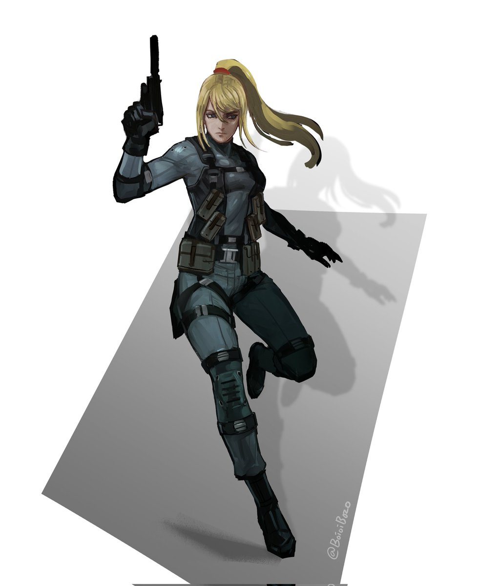 BoioiBozo's tweet photo. + Here's Samus in the sneaking suit 🔫 https://t.co/g1VvAagpMp