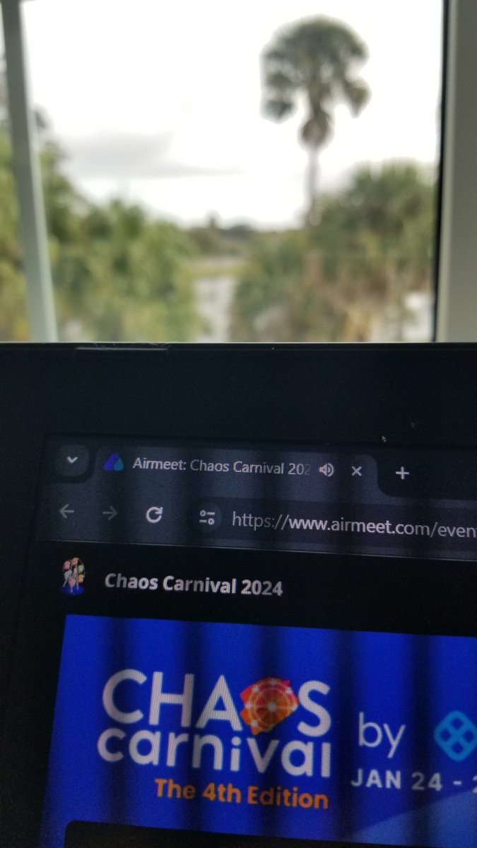 From one of the few balmy places in the U.S. (Florida), I'm plugged into the excellent, engaged #chaosengineering discussion at #Chaoscarnival24.

@harnessio #chaoscarnival @reliablyhq @blamelesshq #reliability #resiliency #testing #observability