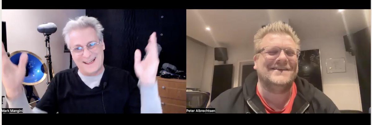 Peter Albrechtsen (@lydrummet) on Twitter photo Har lige talt med en af mine lydhelte, Mark Mangini. Jeg viser snart den første Dune-film i min #filmlydklub i Format Biograf, og før filmen vises dette videointerview, hvor Mark fortæller om sit sublime lyddesign.
Just talked with one of my heroes. Thanks, <a href="/mark_mangini/">Mark Mangini</a> 🙏❤️🔊 Har lige talt med en af mine lydhelte, Mark Mangini. Jeg viser snart den første Dune-film i min #filmlydklub i Format Biograf, og før filmen vises dette videointerview, hvor Mark fortæller om sit sublime lyddesign.
Just talked with one of my heroes. Thanks, <a href="/mark_mangini/">Mark Mangini</a> 🙏❤️🔊
