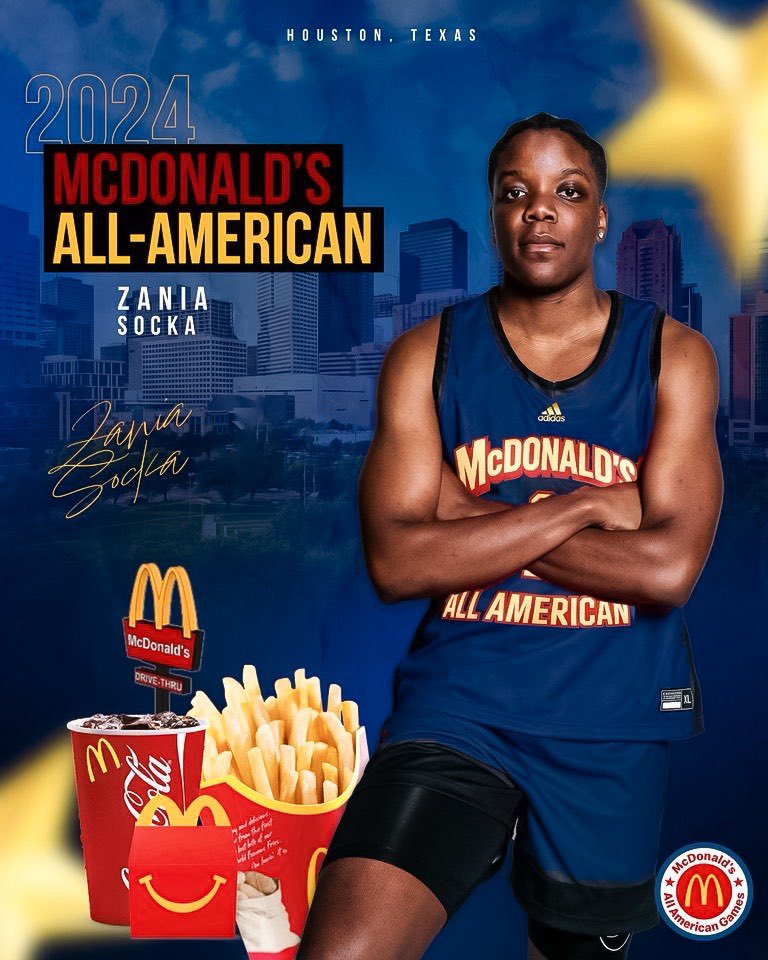 I am overjoyed to share that <a href="/zan1a_/">Zania “Z” Socka-Nguemen</a> has earned the prestigious title of McDonald All-American!  #McDonaldsAllAmerican #ProudDad <a href="/McDAAG/">McDonald's All American Games</a> <a href="/UCLAWBB/">UCLA Women's Basketball</a>