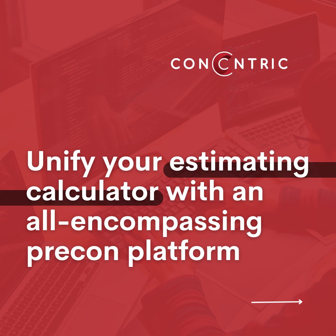 concntric's tweet image. Here’s how to make your preconstruction planning seamless 🔽

Interface your estimating software with our preconstruction platform.

No manual data entry necessary! Learn more at:
concntric.com

#preconstructionsoftware #estimatingcalculator #estimators