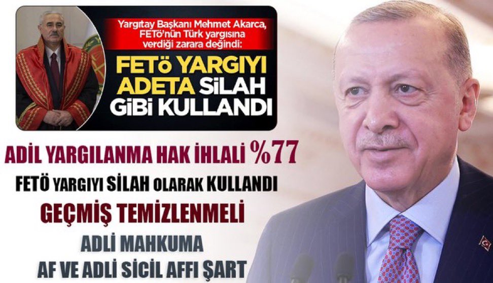Ceza içinde ceza çektiriyosunuz kime neye bu öfkeniz 
Dört duvar arasındaki o mazlumlarda bu ülkenin VATANDAŞI.

MAHKUM ÖLÜYOR‼️
Risk Büyük AF Şart!

YaşamHakkı SağlıkAffı
<a href="/RTErdogan/">Recep Tayyip Erdoğan</a> <a href="/yilmaztunc/">Yılmaz TUNÇ</a> <a href="/iletisim/">T.C. İletişim Başkanlığı</a> <a href="/fahrettinaltun/">Fahrettin Altun</a> <a href="/NumanKurtulmus/">Numan Kurtulmuş</a> <a href="/avabdullahguler/">Abdullah Güler</a>