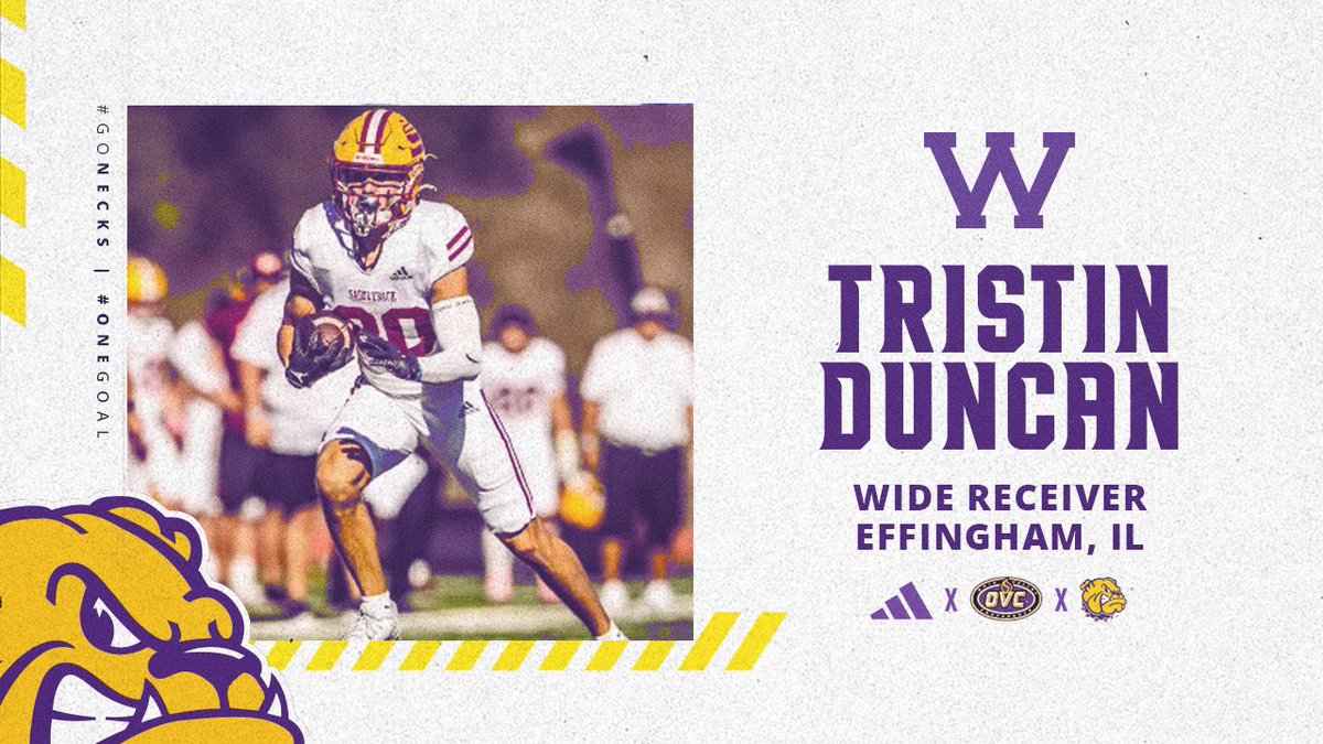 Welcome to the Leatherneck Family! 📱 @TristinDuncan 🏈 Wide Receiver 🔗 tinyurl.com/y65afeha #GoNecks | #OneGoal