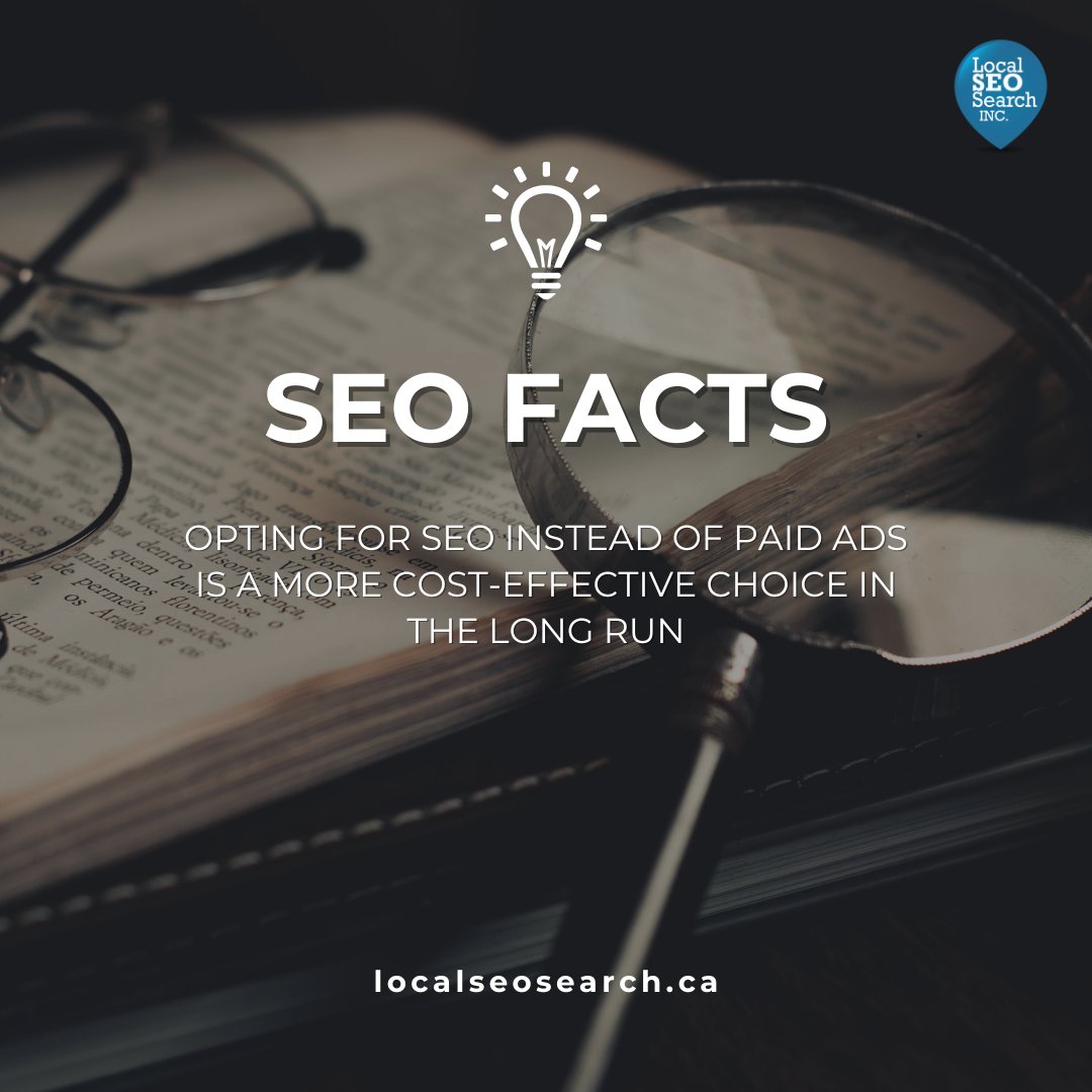 Choosing SEO over traditional advertising not only proves to be cost-effective; it also establishes a foundation for organic growth. Pave your way for lasting success with SEO. 🌱💰 #SmartBusinessMoves #SEOvsPaidAds