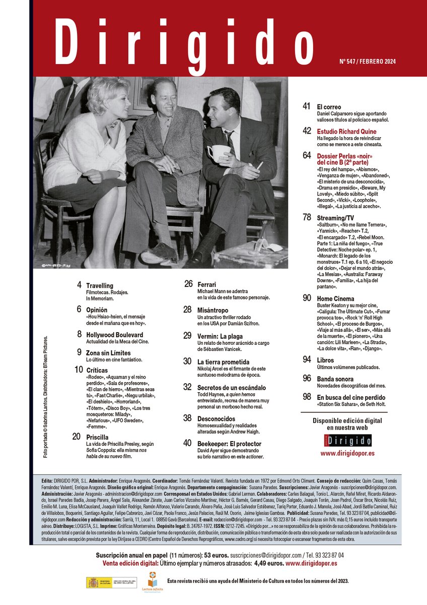 El sumario completo del nº 547 de la revista (febrero 2024), ¡muy pronto a la venta!