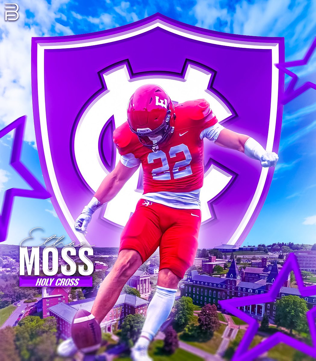 I am truly blessed and excited to announce my commitment to play football at Holy Cross. Thank you to my family, coaches and teammates for making this possible! Go Cross go!🟣⚪️🟣@PEAFootball @CoachV1781 @CoachRobbat @CoachDanCurran @HCrossFB @CoachLenson