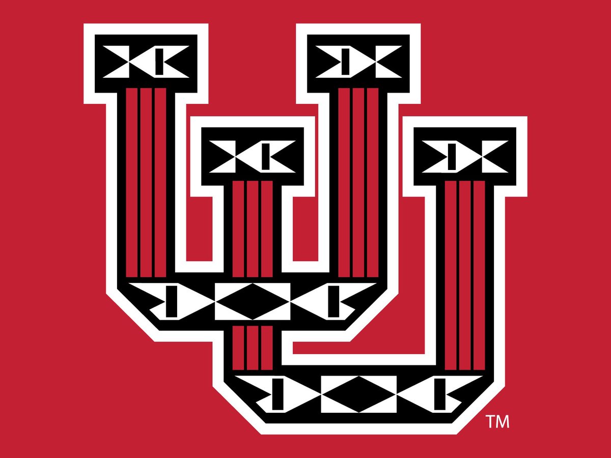 hatebyu's tweet photo. @NoContextUtes Drum and feather will forever be the favorite &amp; best logo for the Utes. The pride UU logo is also a favorite and should be used more IMO https://t.co/vZk0w6882P