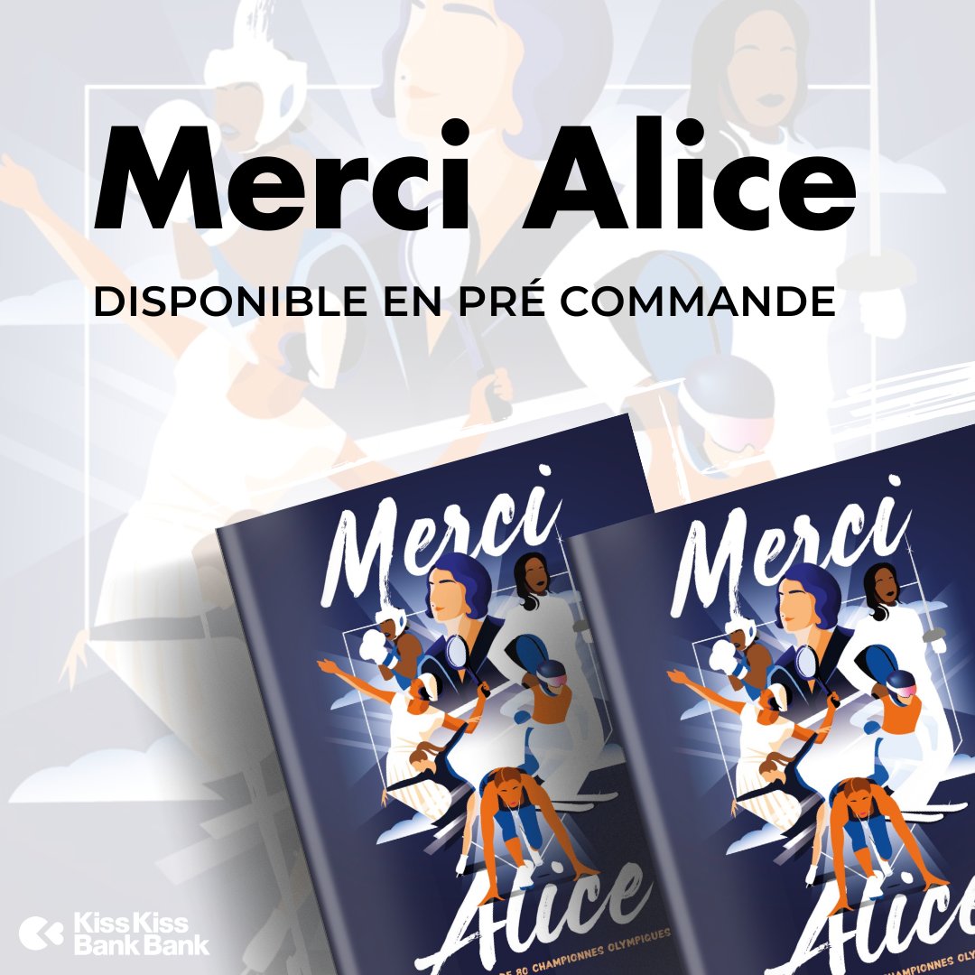 📚 En cette journée internationale du sport au féminin, l'équipe #AliceMilliat est fière de vous annoncer le lancement des pré-commandes du livre #MerciAlice ! + 100 portraits des championnes olympiques et paralympiques françaises par @DesJournalistes 🌐 bit.ly/mercialice-pre…