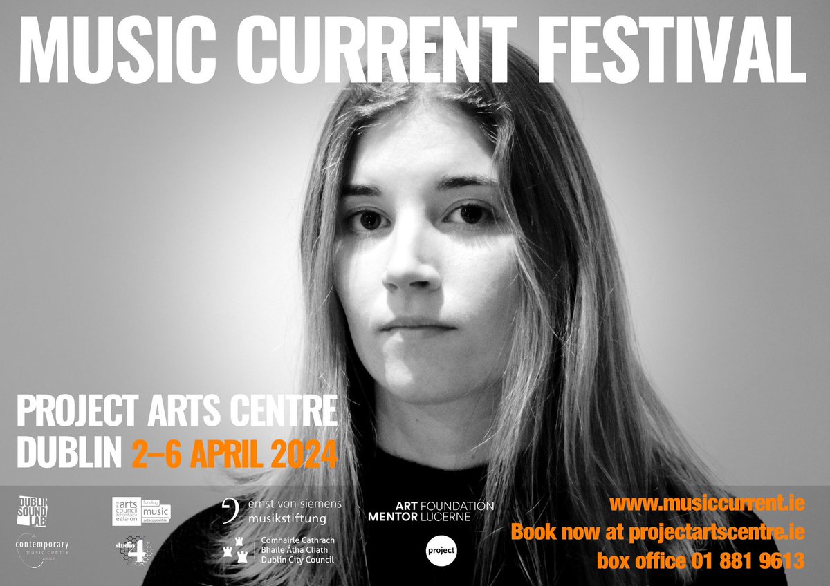 DublinSoundLab's tweet photo. We’re back! 👋🏼 👋🏼 

We are delighted to share the new Music Current Festival 2024 programme – our BIGGEST programme to date- so many new artists 🎻 🎙️ , and programme of all-Irish premiers – video concerts, concerts in darkness, workshops, panel discussions, and much more 👀 https://t.co/fR1K6brT12