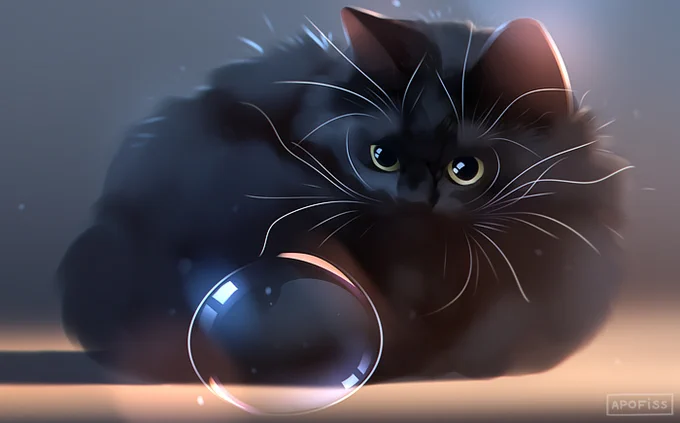 Black cats can be cute too (=`ω'=) 