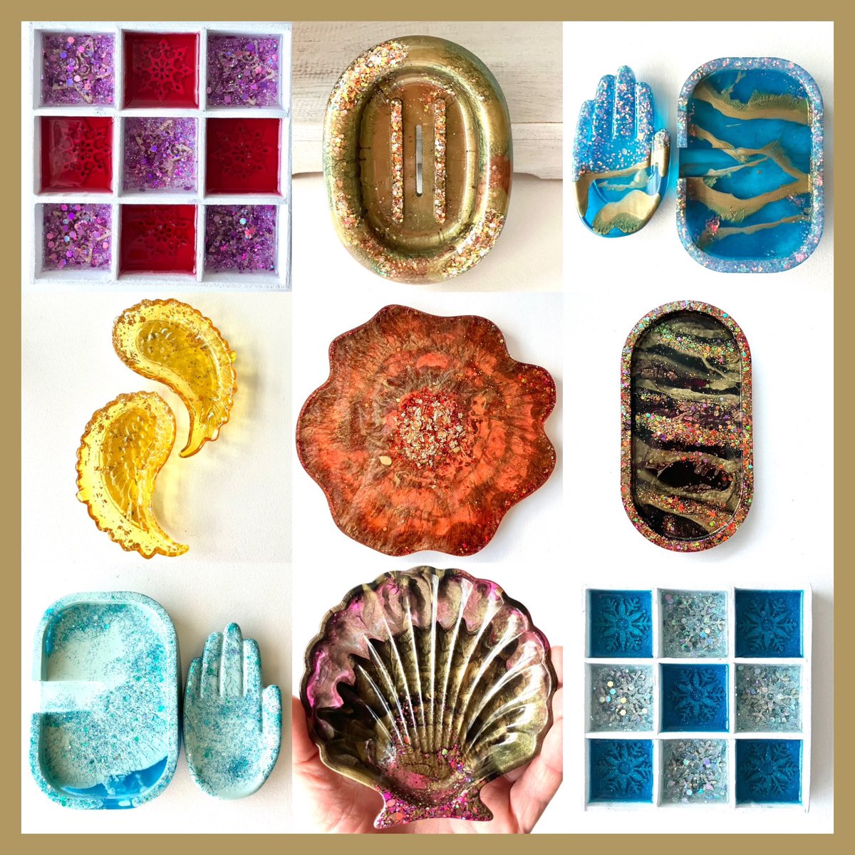 There is a great selection gift ideas on Etsy with these unique resin items for the home, a gift to suit all occassions: muresindesigns.etsy.com #womaninbizhour #HandmadeHour #CraftBizParty #etsyfinds