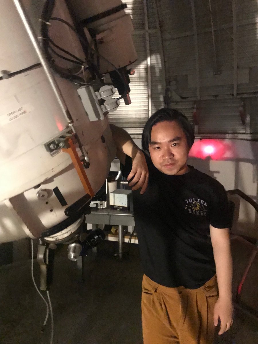 Meet tonight's speaker! Binh Nguyen is a 1st yr PhD student at UW. Binh’s current focus involves galaxy evolution in cosmological simulations, but is also interested in astro observations records of medieval East Asia. Outside astronomy, Binh is a published poet! #AstronomyOnTap