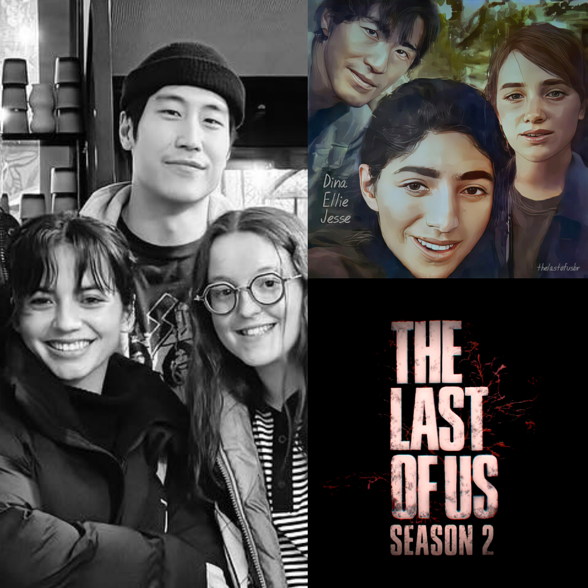 TheLastofUsNews's tweet image. Dina, Ellie and Jesse ❤️🔥

First look at Isabela Merced, Bella Ramsey &amp;amp; Young Mazino together!

#TheLastofUs
