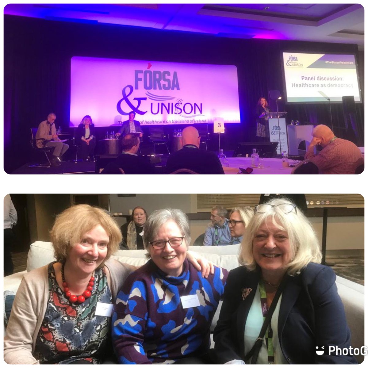 Great to be at @UNISONNI @forsa_union_ie conference on #TheStateofhealthcare Prof. Kathleen Lynch's points about hyper-individualisation & recasting citizens as customers & clients, resonated deeply. It's what #NewScript is committed to challenging in the mental health model.