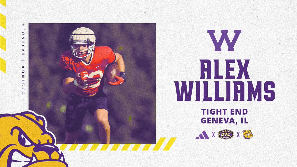 Welcome to the Leatherneck Family!

📱 <a href="/AlexWil03818747/">Alex Williams</a> 
🏈 Tight End
🔗tinyurl.com/y65afeha

#GoNecks | #OneGoal