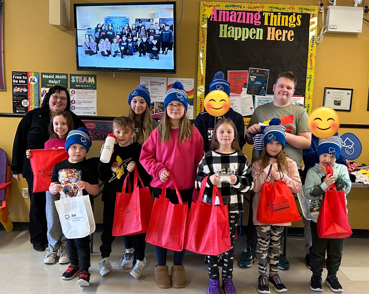 #BellLetsTalk  Our Panthers completed some very important lessons today about Mental Health! We need to make our Mental Health a priority!