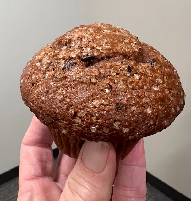 Chocolate covered strawberry muffin for February! ❤️🍓🍫 <a href="/PowerUpCafe/">Cy-Fair Nutrition</a> <a href="/PowerupChef/">Carla Harris</a>