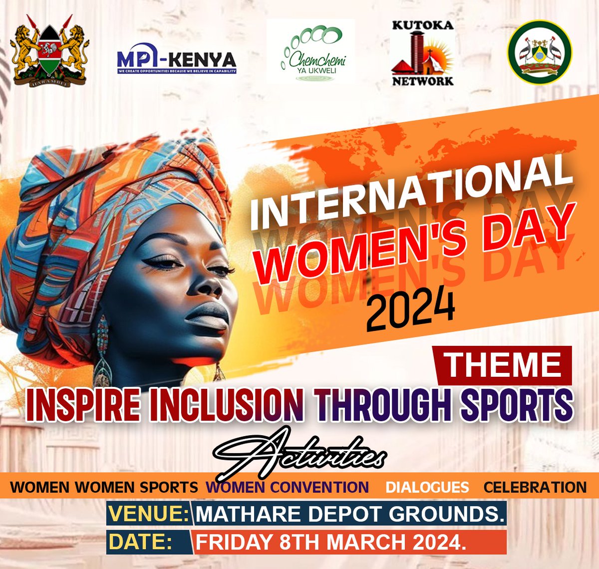 As we plan to commemorate #IWD2024, let's reaffirm our commitment to gender equality, inclusivity & empowerment let's continue to advocate for the rights of women, girls, & work towards creating space where every woman has the opportunity to fulfill her potential. #IWD2024