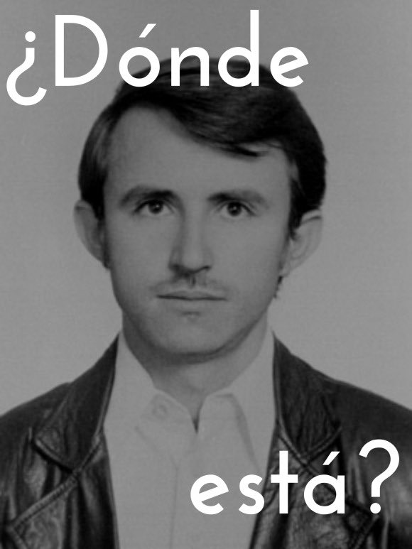 Dice “censo” de @CNB que miles de personas están “ubicadas” y “con indicios”. Dice que es el caso de #RafaelRamírezDuarte, #desaparecido por razones políticas desde 1977. Si el Estado sabe, que nos diga dónde está, que le diga a su familia.