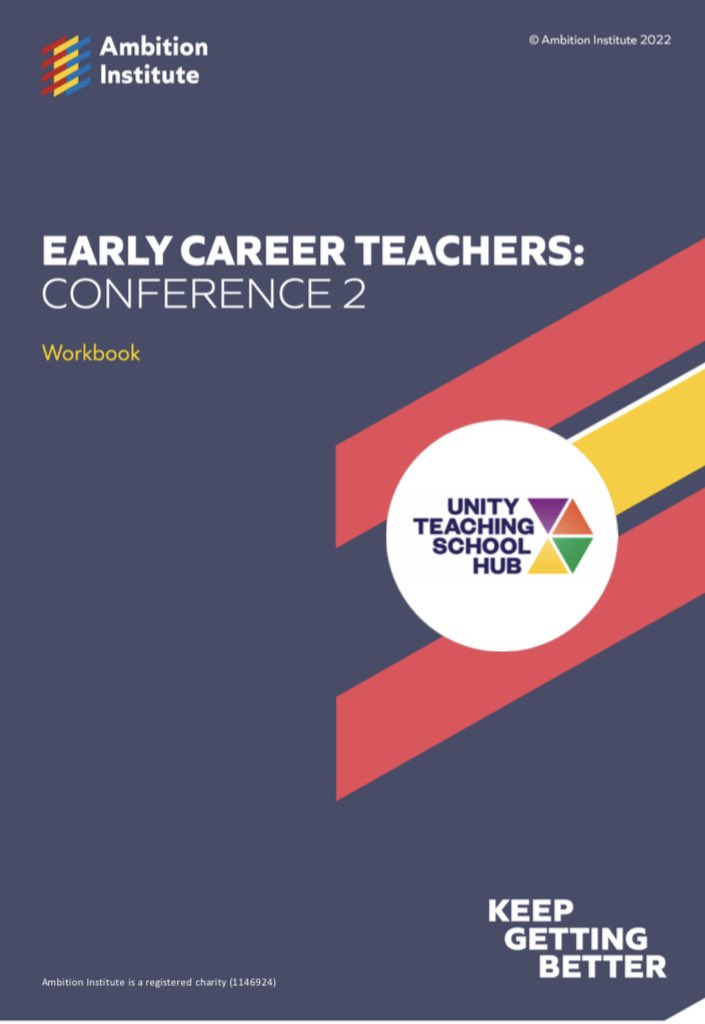 UnityTSH's tweet image. Fantastic to welcome Y1 ECTs to our @Ambition_Inst #ECT Conference 2 this week, developing understanding/mental models associated with #adaptiveteaching - events full of rich conversations, professional networking and determination to #keepgettingbetter @KSheargold @DaviesMind