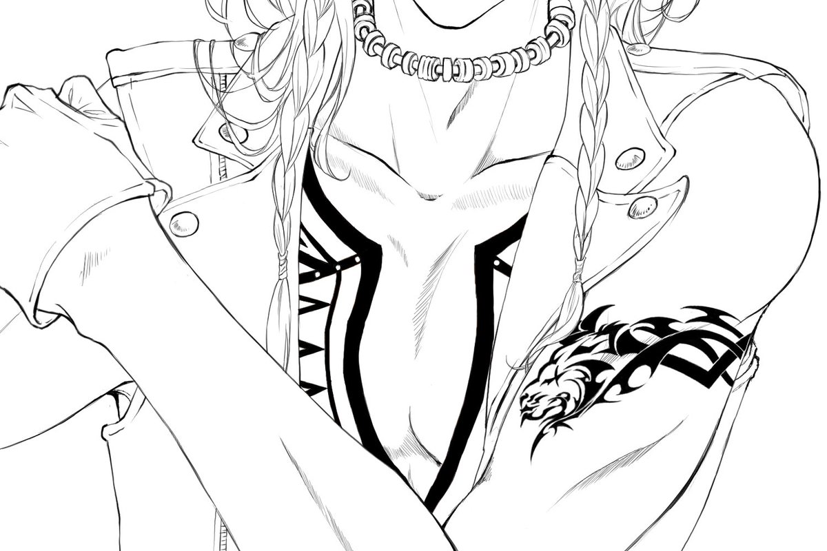 アクセサリー描くと谷間隠れちゃうの悲しい 