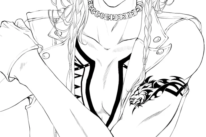 アクセサリー描くと谷間隠れちゃうの悲しい 