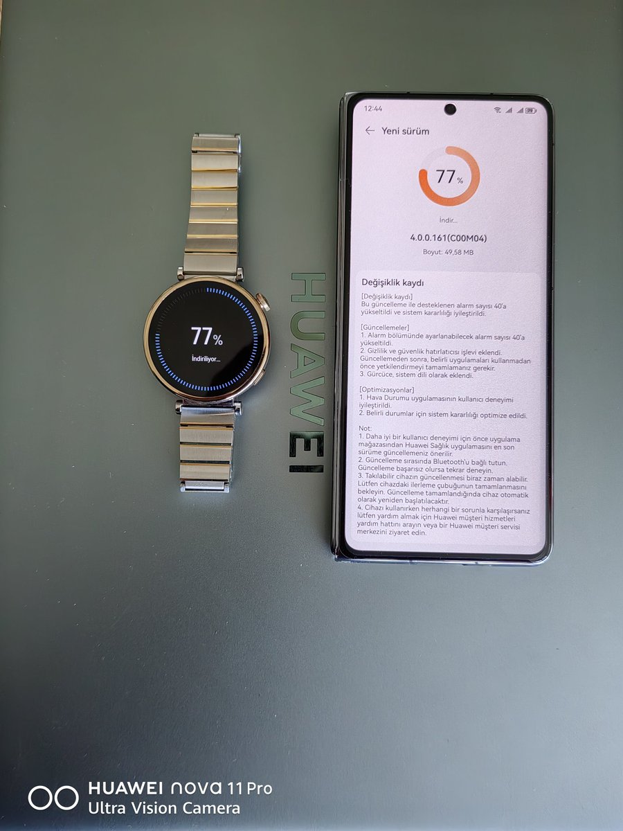 Huaweiailesitr's tweet photo. Huawei Watch GT4 ailesi için yeni 🆕 güncelleme.🔄⌚
👉 🔗 https://t.co/XS3K4Bvy0o
#HUAWEIWatchGT4 #WatchGT4 #HarmonyOS #huweiailesi #FashionForward https://t.co/fLbOM1tRy4