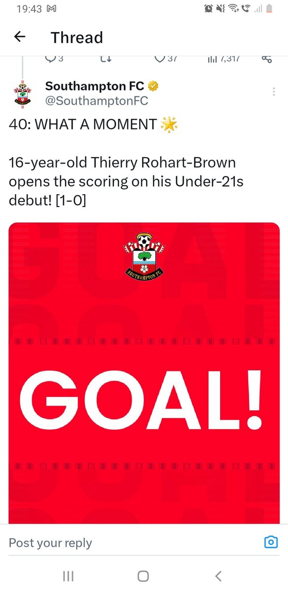 headteacherfor2's tweet photo. What a debut for our Thierry! @ForestWinnersh are all supporting you! https://t.co/EYs0Th5ycA