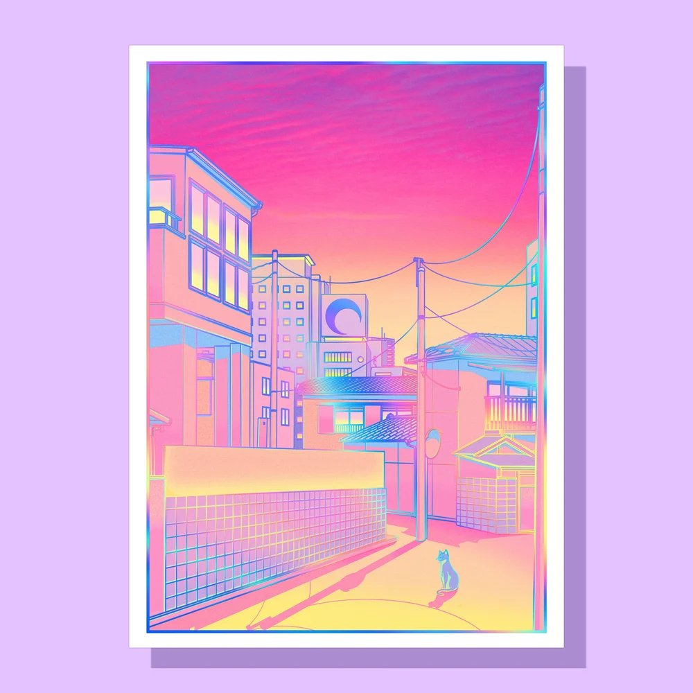 Only a few of these A3 size Holographic prints available!! They are now $20 Instead of £37 and I will not be reprinting them again, so grab them while you can!! 🥰🥰