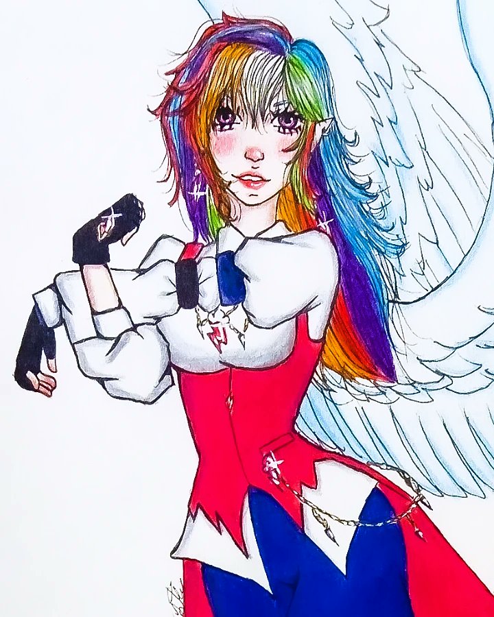 💙Rainbow dash💙

#mylittlepony #equestriangirl #fanart #art #draw #mylittleponyfriendshipismagic  #RainbowDash  #drawing #fanart #mlp