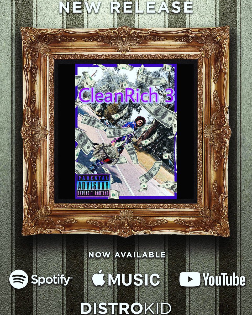 CleanR1ch's tweet photo. My album &amp; Single dropped ‼️‼️‼️

https://t.co/i1BBkeXI8i https://t.co/UsCLlAKsES