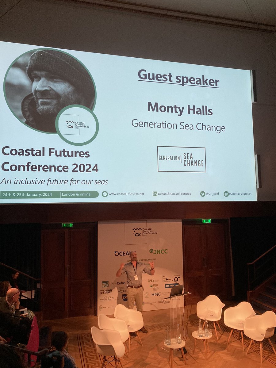 Great first day at #CoastalFutures24, with inspiring closing speech by <a href="/MontyHalls/">Monty Halls</a>
